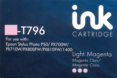 ink Light Magenta compatible Epson stylus photo 1400 T0796