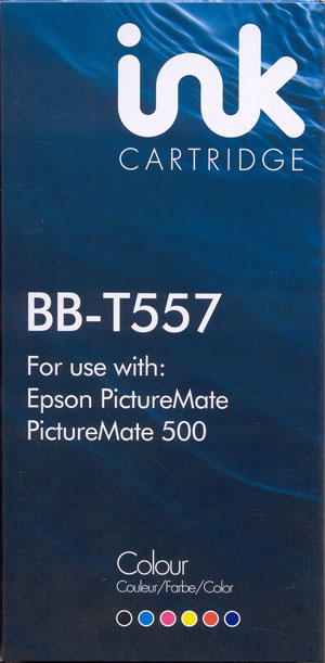 Epson Picturemate 500 T0557 compatible ink cartridge 6 colours